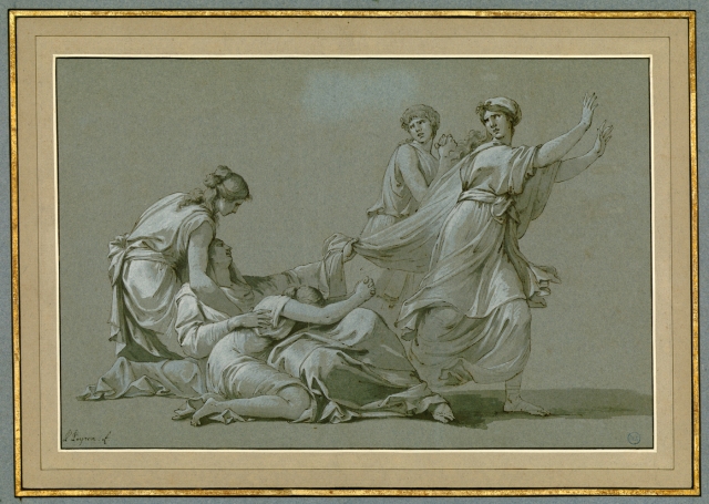 Jean-Francois-Pierre Peyron, “Study for Young Athenians ... (circa 1778)